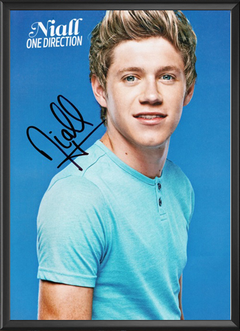 One Direction / Nial - Signed Music Print
